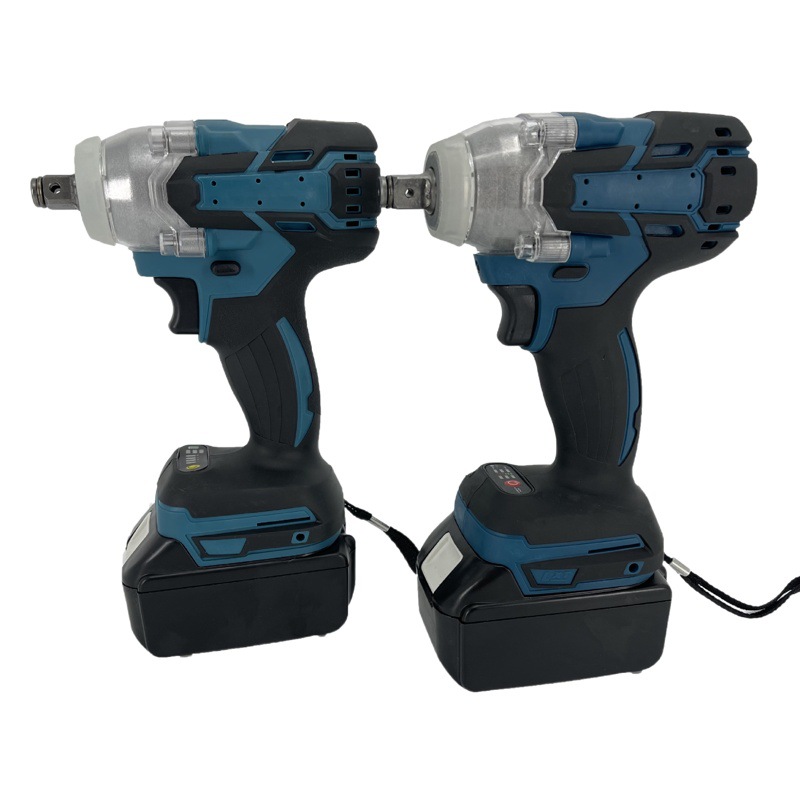 Llave recargable de litio sin escobillas llave eléctrica llave de impacto reparación de automóviles pistola de aire marco trabajador carpintería llave fábrica al por mayor