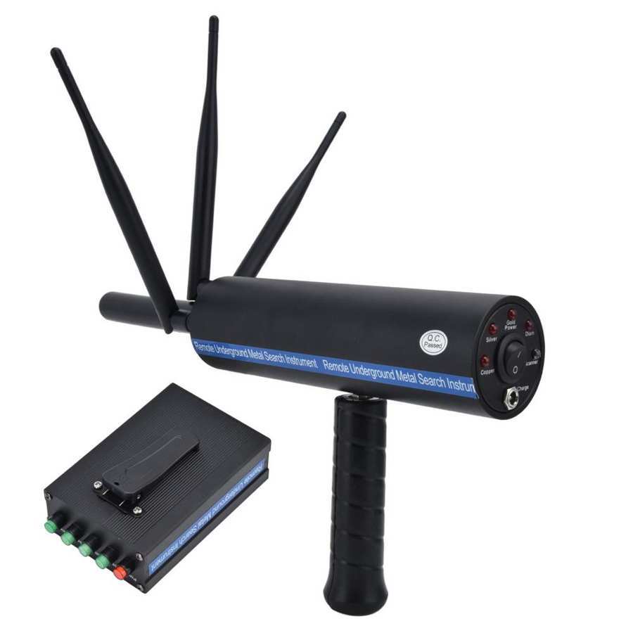 升级版黑色三天线地下金属探测器德克萨神远程定位机野外探宝寻宝