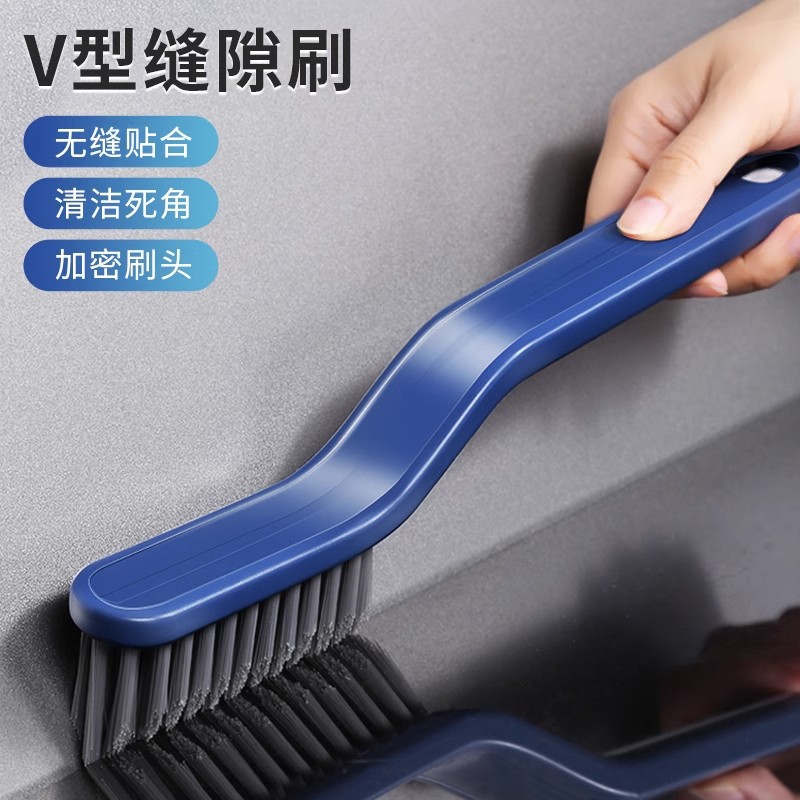 바닥 간격 브러시 그루브 먼지 청소 욕실 주방 화장실 다기능 긴 손잡이 하드 브러시 죽은 각도없이
