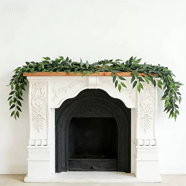 Factory-Made Artificial Sandalwood Leaf Vines, Willow Leaf Vines, Table Decorations, Wall Hangings, Artificial Green Plant Vines, Wedding Decorations