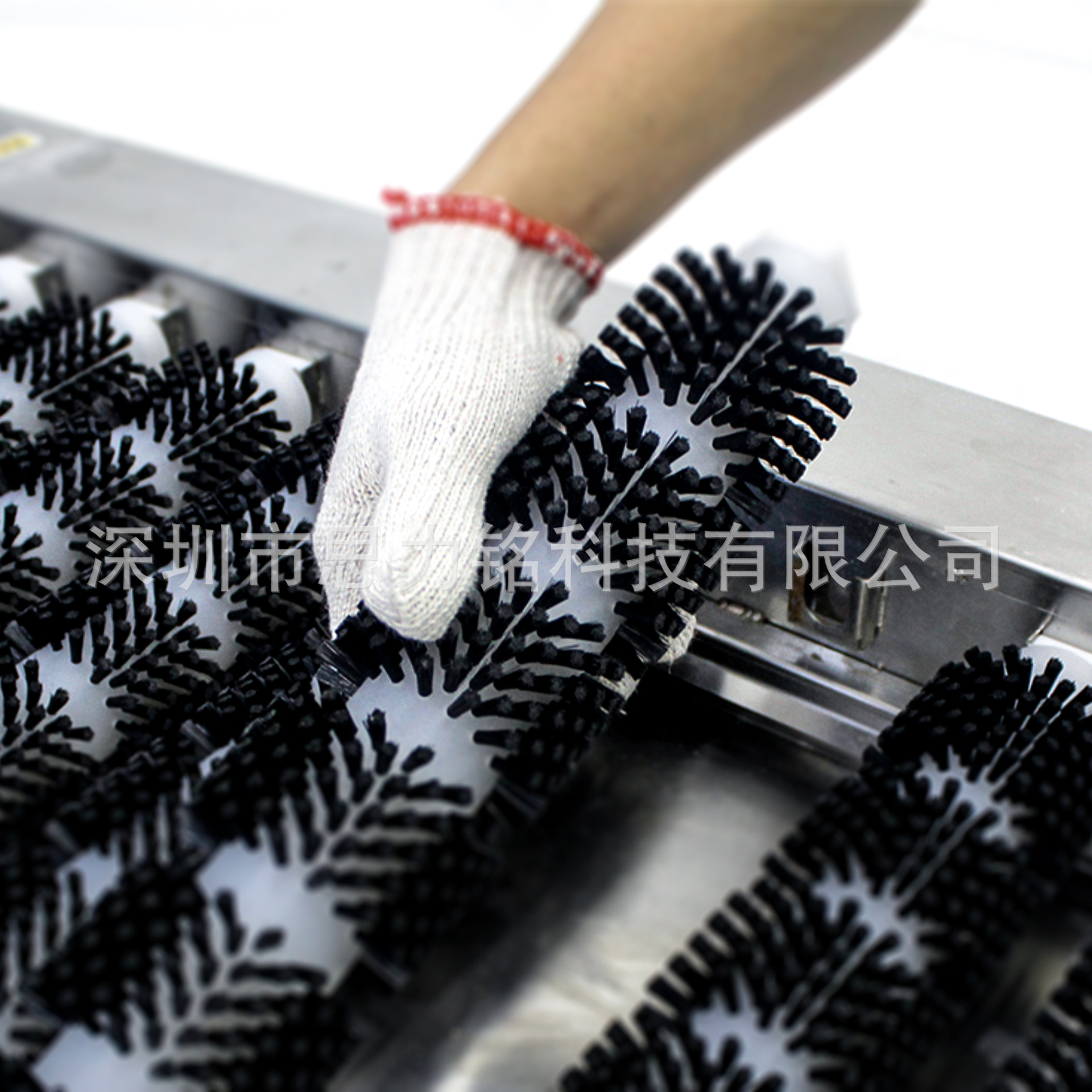 思力铭专用配件滚刷立体刷毛清洗设备适用于辊筒式鞋底清洁机配件