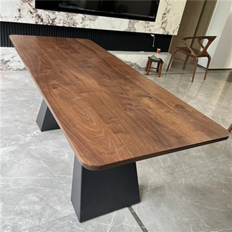 Black Walnut Log Board Red Oak Desktop Board Elm Beech Bar Board Ash Wood Dining Table Cherry Wood Desk Board