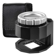 30x all-metal scale LED banknote inspection lamp magnifying glass optical glass simple diamond jade antique pigeon eye