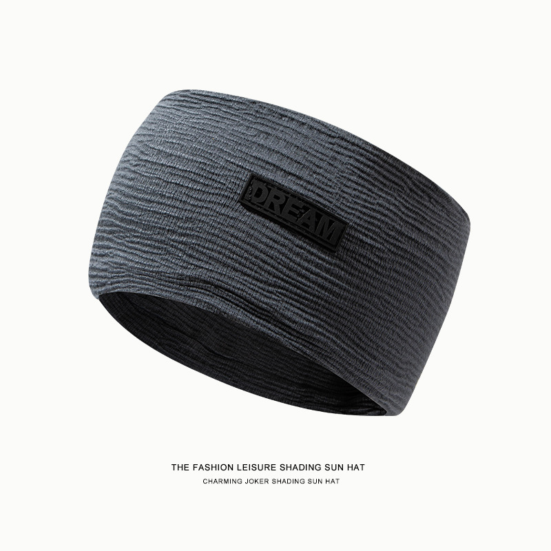 Internet Celebrity Outdoor Sports Hair Band Women's Hair Band Running Sweat Absorbing Hair Band Moon Tape Spring and Summer Wool Knitted Hat