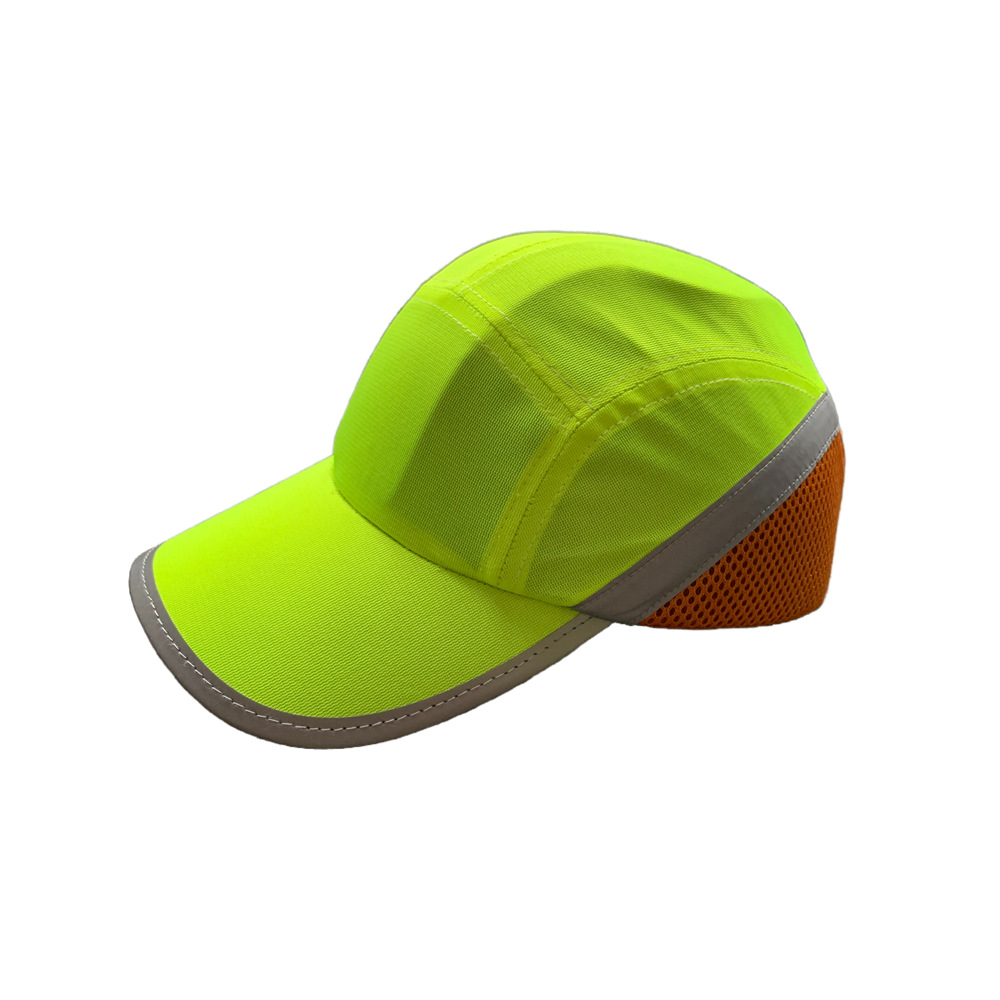 车间轻型反光条防撞帽 内胆头壳EN812认证防护帽 轻便型安全帽