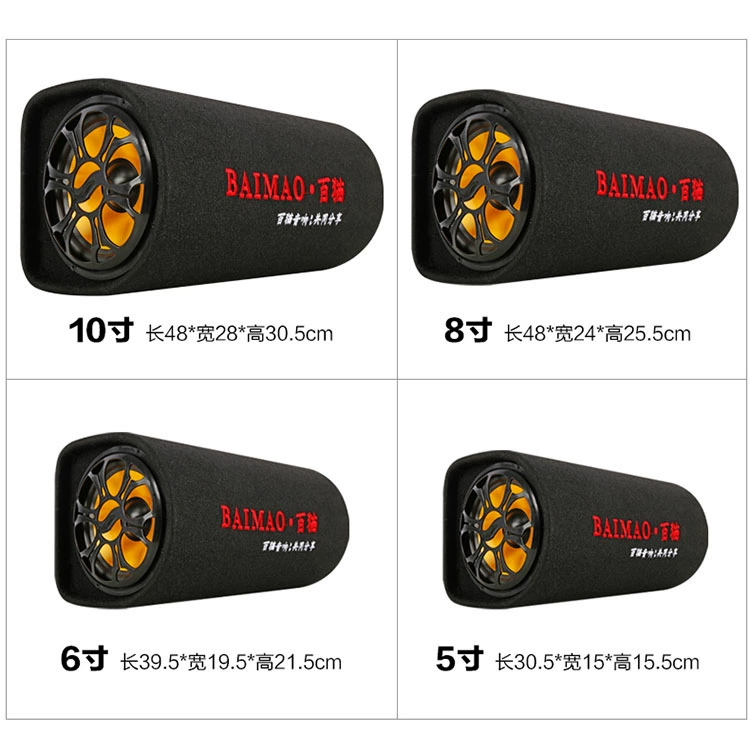 Туннель, 5 дюймов, Bluetooth, 12В, 24В, 220В