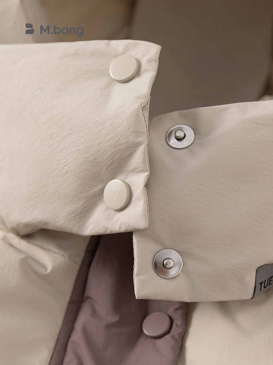 Yoobao ropa infantil chaqueta de pluma para niños invierno nuevo niño chaqueta de color blanco para bebés con capuchón simple