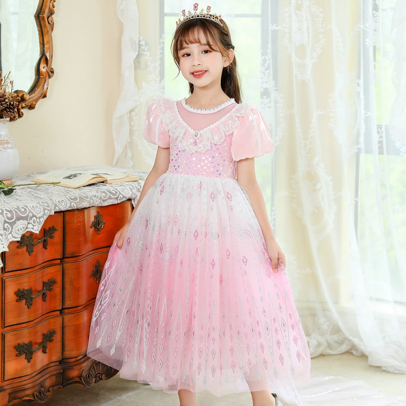 Детское пышное платье-юбка 2025 для девочек, платье принцессы, фатиновая юбка, летнее платье, стильная и модная детская одежда, платье для девочки, платье для подружки невесты