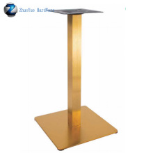 轻奢风格钛金方形不锈钢桌脚家具五金配件咖啡桌金属钢制支撑腿架