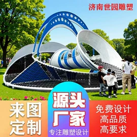 景观雕塑;组合滑梯