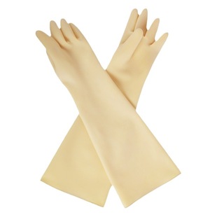 Thickened 60cm Weidie Acid and Alkali Resistant Industrial Gloves Rubber Anti-chemical Gloves Latex Gloves Anti-slip Wear-resistant