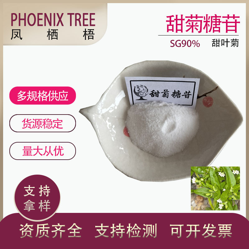 食品级厂家现货 量大从优 甜菊糖苷 甜叶菊提取物 甜菊糖苷 SG90%
