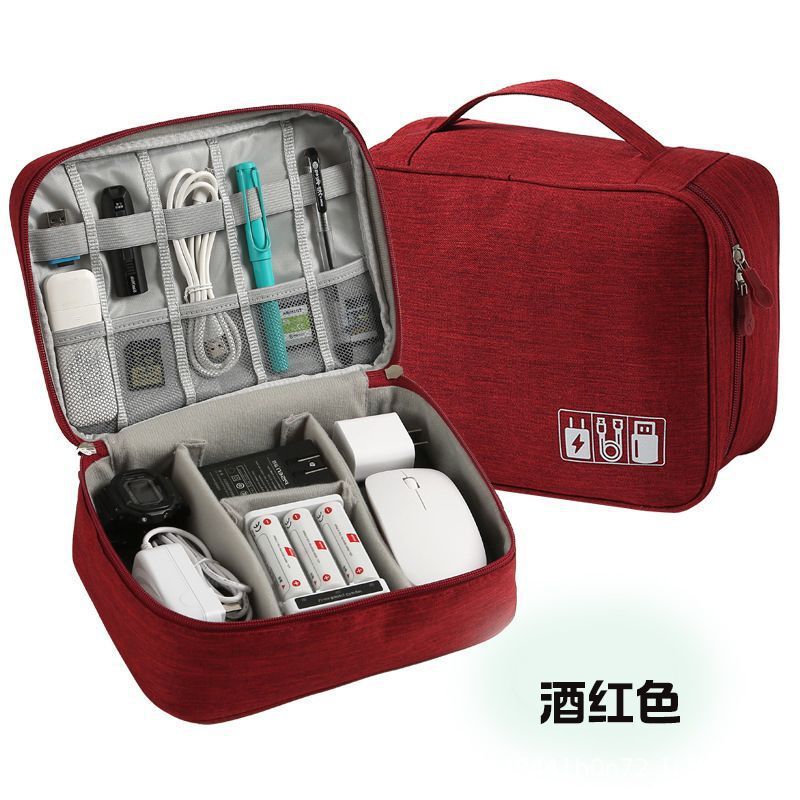 数码配件收纳包充电器手机耳机U盘充电宝多功能便携式防水收纳袋|undefined