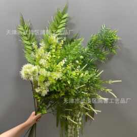 原色绿植系列塑料仿真花婚庆家居绿色装饰植物酒店影楼布景绿植
