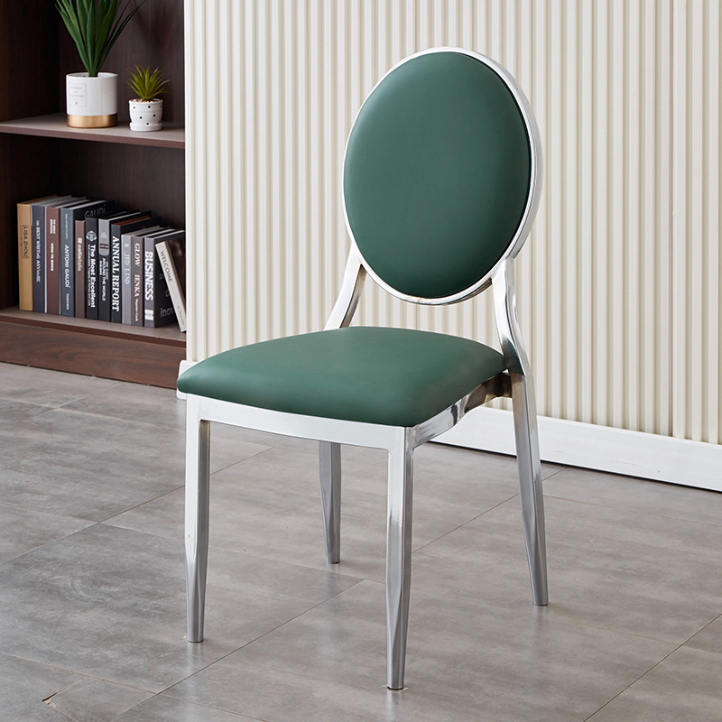 Mesa y silla de comedor multifuncional moderna simple boda gran reunión banquete silla de respaldo mesa y silla de comedor de hotel familiar