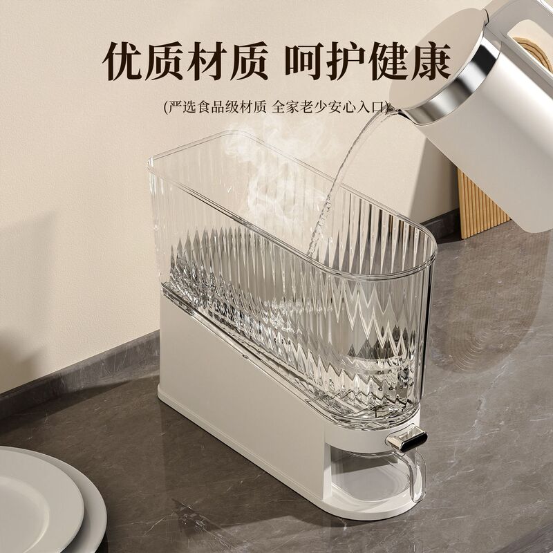 家用按压米桶食品级装大米缸杂粮收纳盒防虫密封面粉宠物粮储存罐|undefined