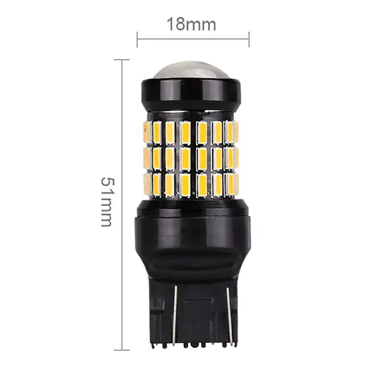 Автомобильные огни LED свет черный алюминий 1156 1157 7443-4014-60smd тормозной свет поворот на свет