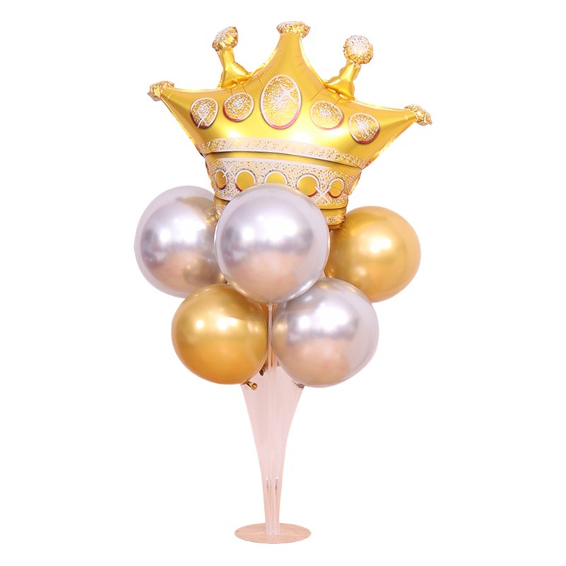 Balloon table floating wedding wedding room scene layout floating column bracket balloon suit children's birthday column wholesale