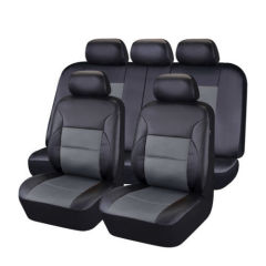 アマゾンのエビの皮の越境の対外貿易のpu皮の通用する自動車のシートカバーの円弧のサンドイッチはベルトのファスナーをつなぎ合わせます。