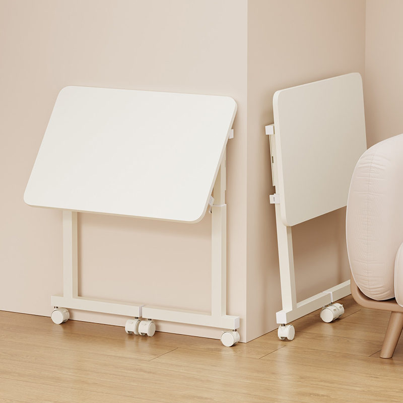 Mobile Desk, Ultra-Narrow Lift Table, Computer Desk, Bedroom Bedside Table, Simple Office Desk, Laptop Workbench, Student Desk