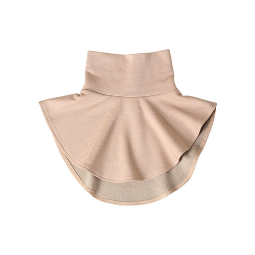 Huaye Autumn and Winter Silk Thickened High Collar Fake Collar Women's Decorative Collar Mulberry Silk Brushed Warm Cervical Neck Cover