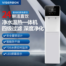 富锶直饮水机商用RO反渗透过滤饮水机净水器加热一体机立式直饮机