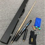 款战神台球杆小头杆斯诺克套装中式黑八斯诺克桌球杆檀木手工杆