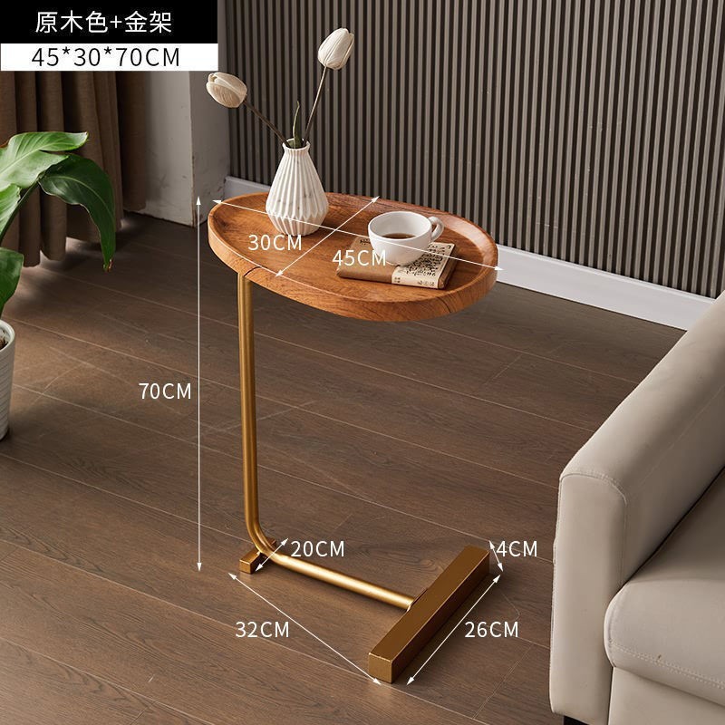 中古升降茶几玻璃简约现代轻奢沙发边角几网红ins风透明咖啡桌|undefined