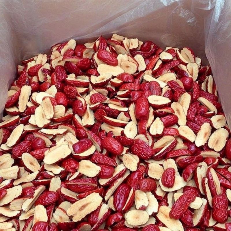 红枣干【优质】新疆若羌灰枣软枣肉片阿胶糕泡茶枣糕零食非酥脆|ru