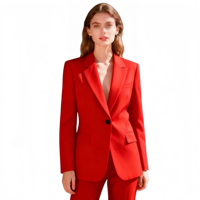 Cross-Border Export Suit Jacket for Women Amazon Wish Aliexpress Ebay Popular European and American Casual Suit Customization