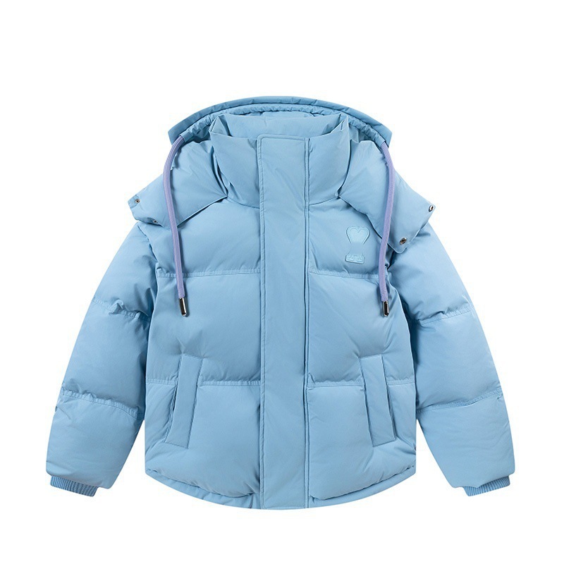 现货新品冬装男女加厚爱心同款羽绒服情侣短款连帽时尚保暖外套潮|undefined