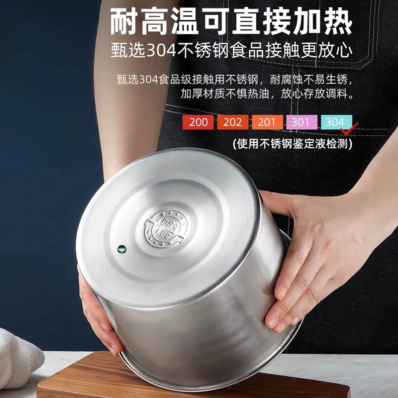 304不鏽鋼調料罐缸加厚帶蓋子廚房調味盅分裝盒食品級商用豬油桶