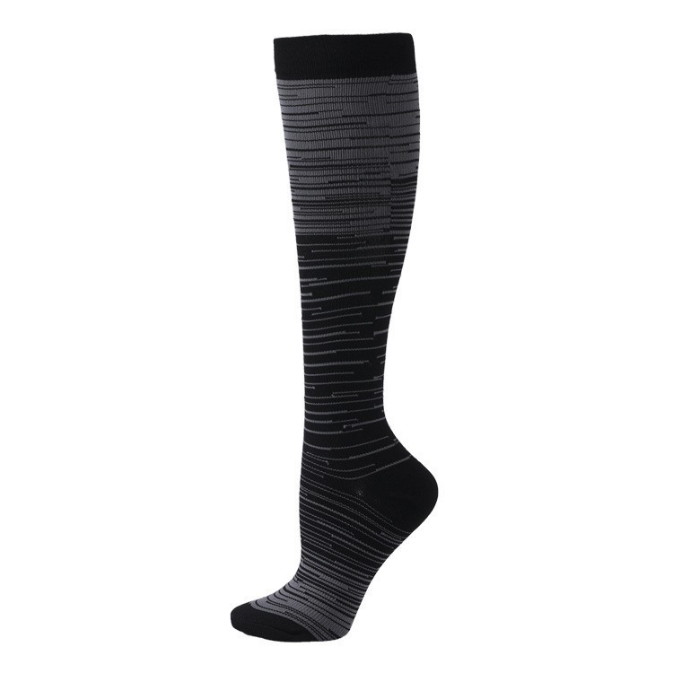 Medias de Compresión Deportivas de Poliéster con Absorción del Sudor y Antiolor para Running y Fitness