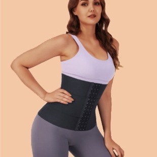 Three-breasted Belt Postpartum Abdominal Shaping Belt Yoga Fitness Belt Body Shaping Clothes Buckle Belt