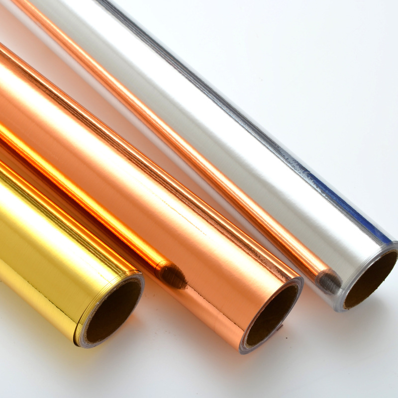 外贸仿金属厨房台面防水防油贴纸金色自粘墙贴冰箱电梯门翻新遮丑