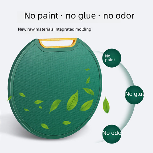 Standable Cutting Board Household Pressure-resistant Anti-mold Food Contact Grade PE Chopping Board Caseboard Plastic Round Occupancy Board Panel 