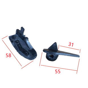 Tire removal machine accessories tire removal machine bird head pad 128*130 tire removal head rubber pad extra large gasket nylon pad