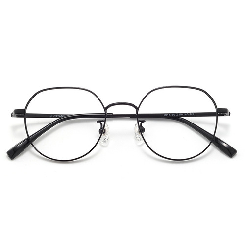Wenyi small face ultra-light beta titanium optical frame women's degree anti-blue light myopia glasses men's retro plain glasses