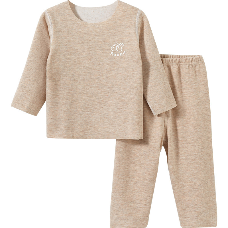 Primavera, otoño, invierno, ropa caliente, ropa de base para niños, niños, niñas y niños de un año de edad, ropa interior para bebés.