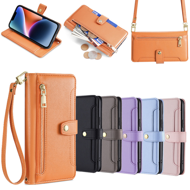 Suitable for Motorola Edge60Pro Mobile Phone Case, Flip Cover, Motoedge70 Stand, Crossbody Mobile Phone Leather Case