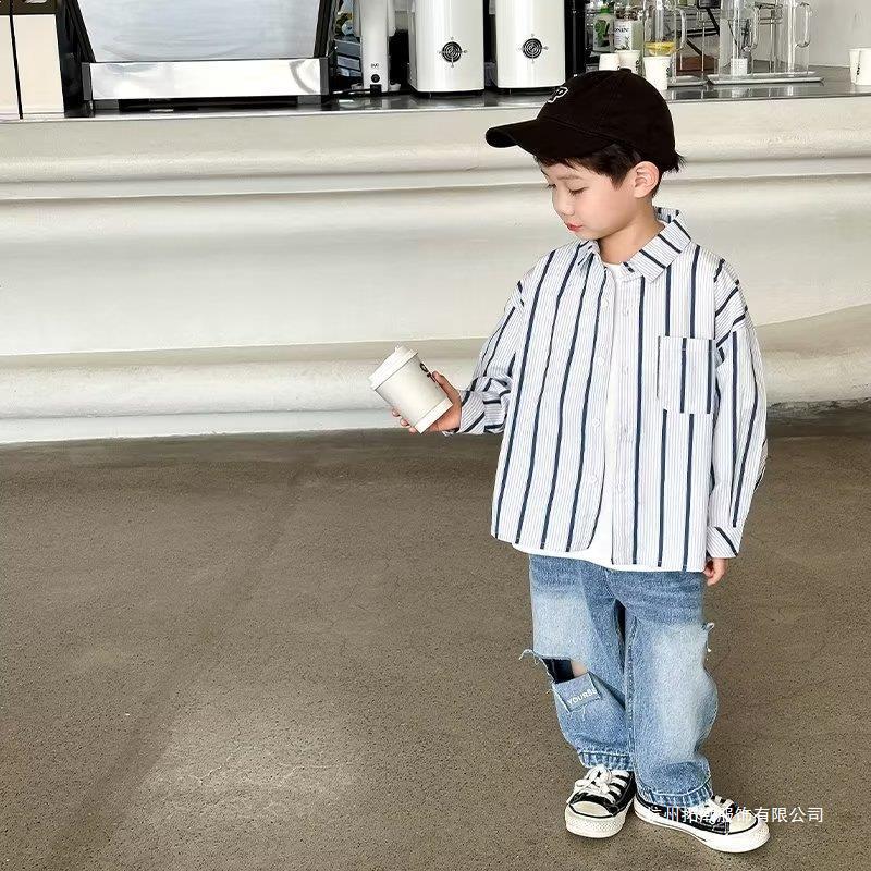 Children's spring autumn shirt for boys