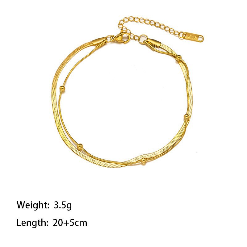 En stock, la correa de acero de titanio explosiva colección de verano no se desvanece, mujeres sencillas y sofisticadas, estilo transfronterizo europeo y americano.