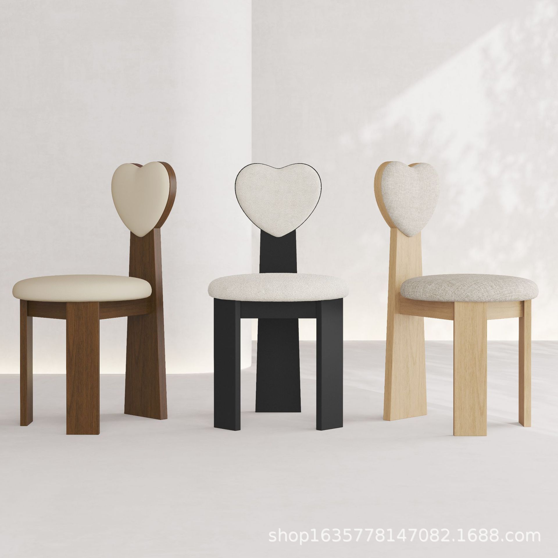 Nórdico retro silla de comedor de madera sólida hotel de restaurante casero estilo medieval silla de respaldo silla de tela de algodón fábrica de fuente