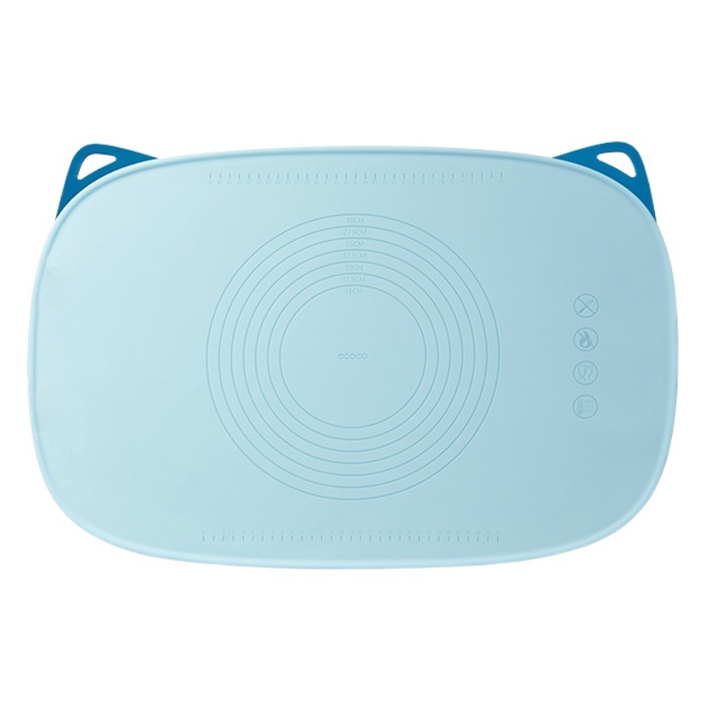 Amasadora estera de grado alimenticio hogar de silicona panel de masa estera engrosada masa de masa tablero de corte de plástico