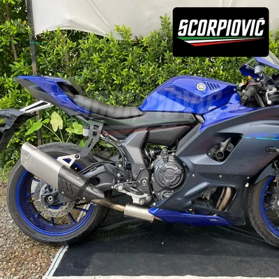 R7 Exhaust Pipe Stainless: Motorcycle exhaust pipe