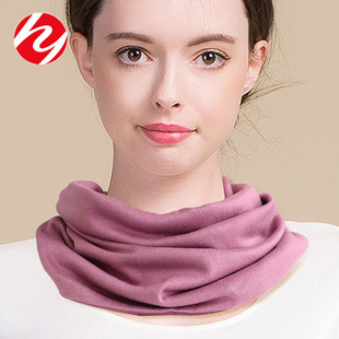 Huaye Autumn and Winter Silk Cashmere Warm Neck Women's Mulberry Silk Knitted Thickened Pullover Neck Collar All-match Fake Collar