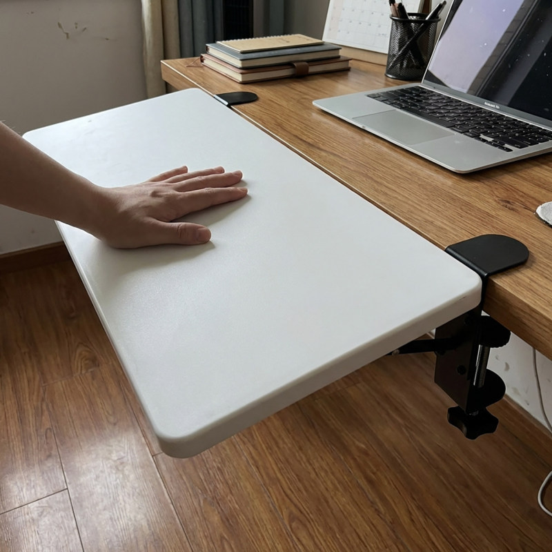 Desktop Extension Board for Office Computer Desk, No-Drill, Foldable, Widened and Enlarged Stand, Expansion Tool, Extension Board
