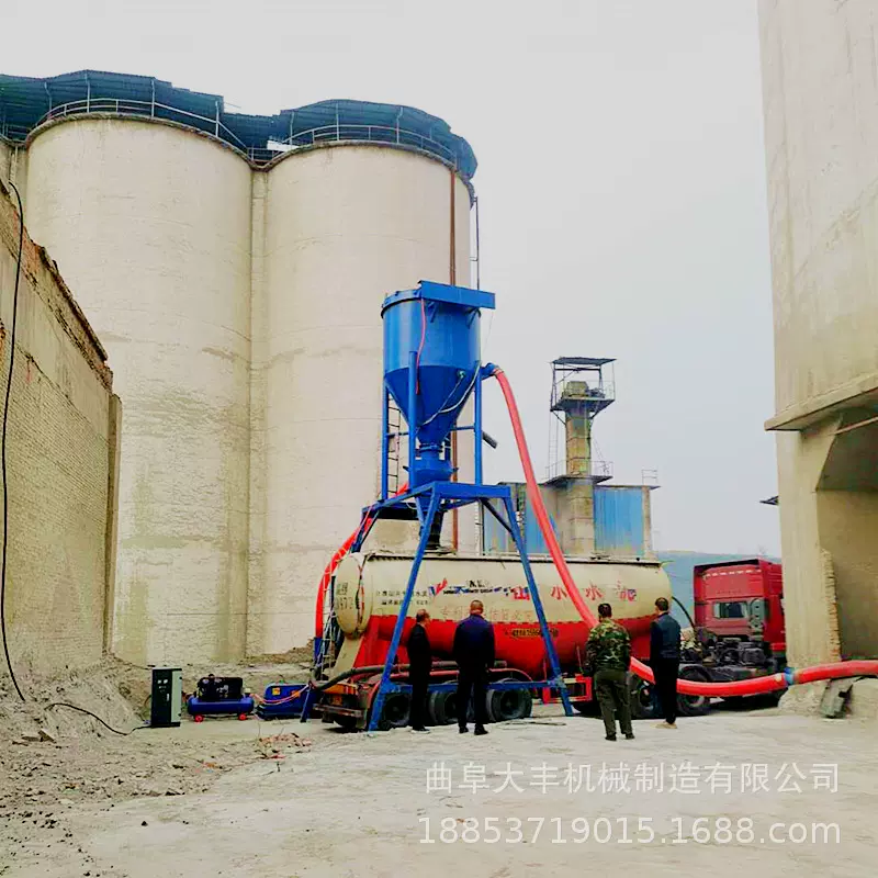 矿粉装罐气力吸灰设备 定制负压吸灰机 自吸石灰石粉水泥库清灰机