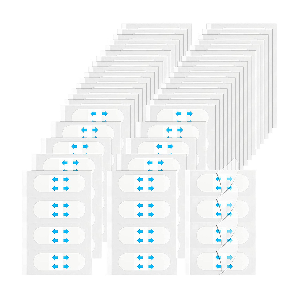 Pegatinas de elevación facial pegatinas de elevación invisibles de elevación y estiramiento de la barbilla que se desvanece líneas finas que forman semillas de melón en forma de V pegatinas de cara