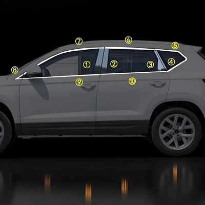 Şüşə kənarı xromları/moldingləri, Jetta Vs5 Stainless Steel Window